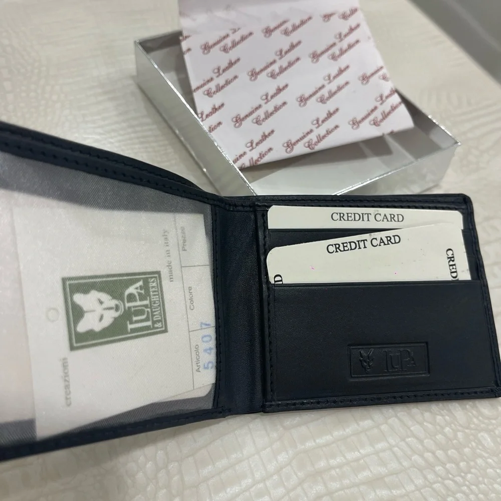 Black Leather Wallet